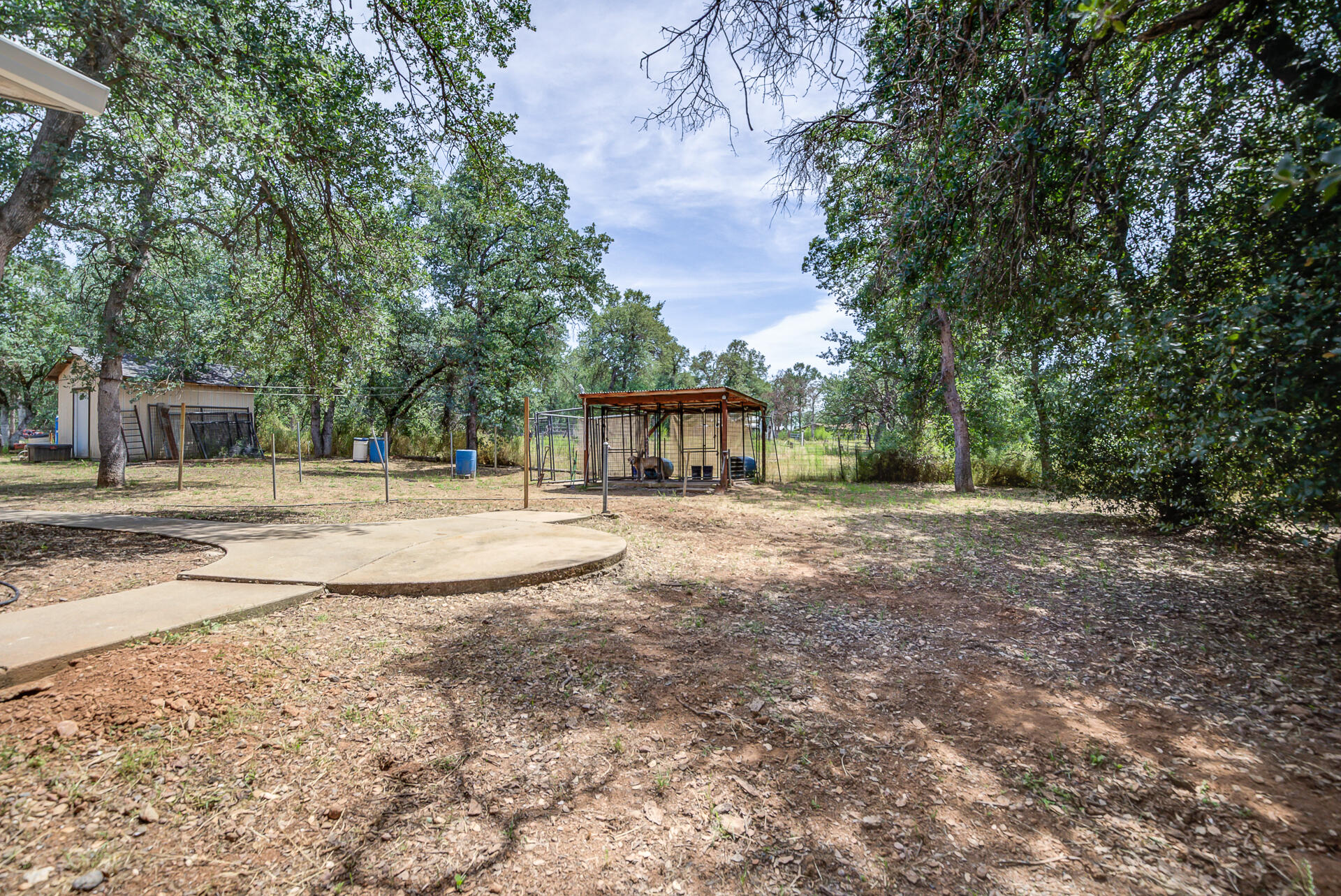 18080 Benson Road Cottonwood, CA 96022 - Photo 39 of 54 a view of house with outdoor space and trees in the background