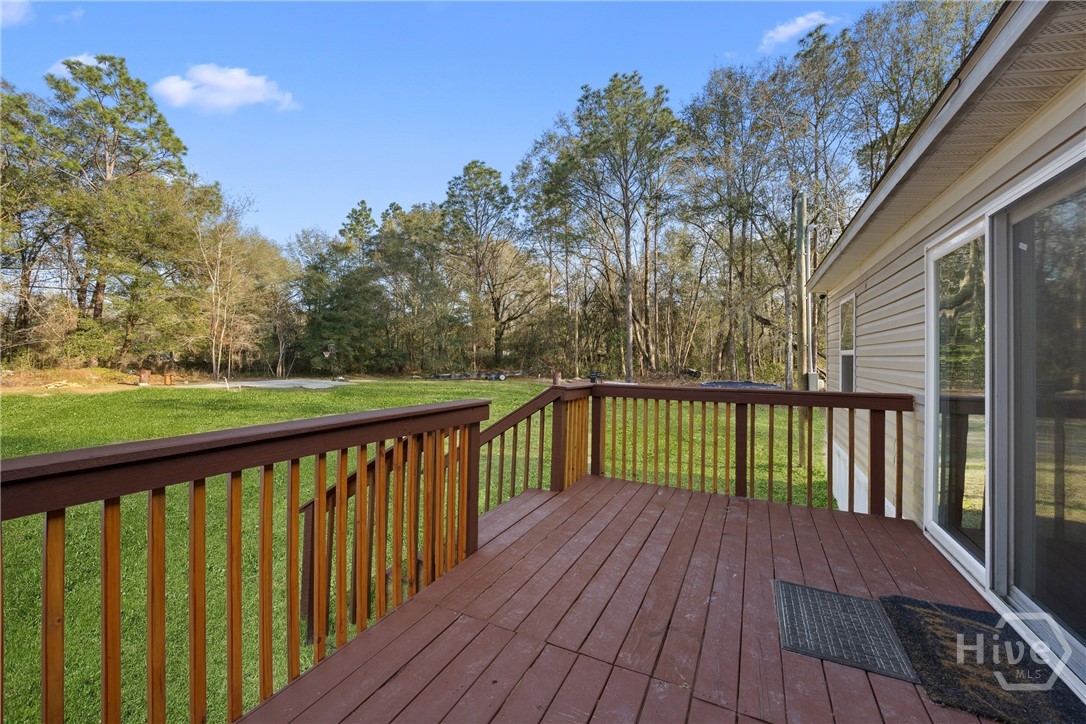 2599 Black Creek Church Road Ellabell, GA 31308 - Photo 29 of 36 Newly built back porch