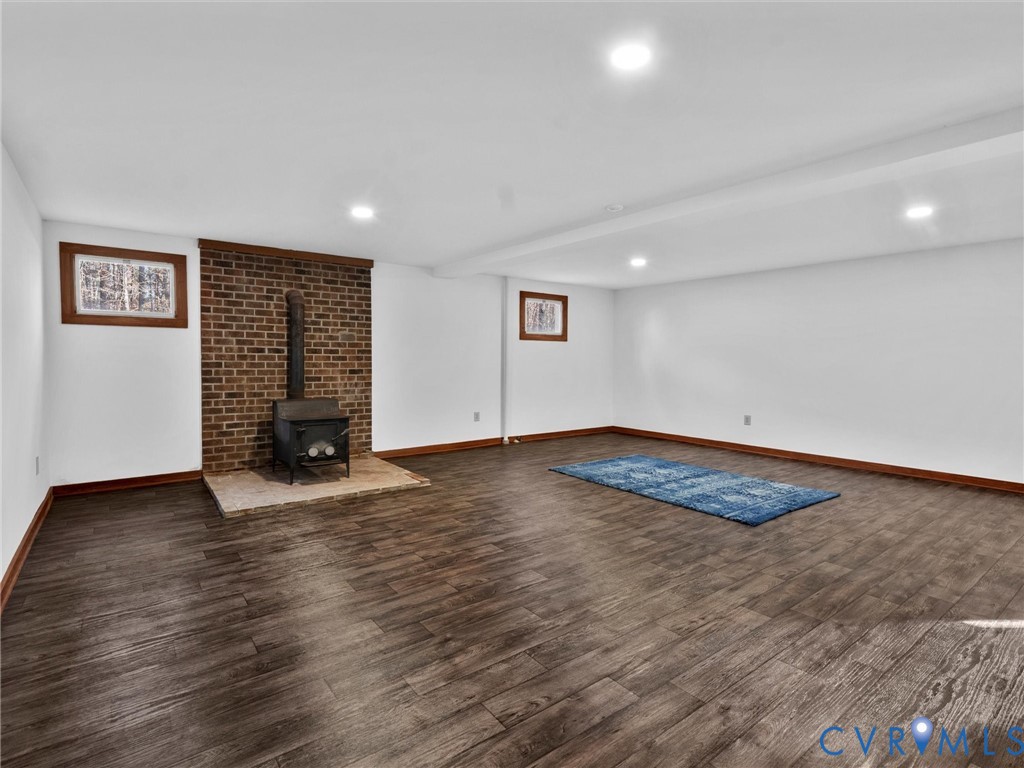 4905 Old Buckingham Road Powhatan, VA 23139 - Photo 24 of 50 a view of empty room with wooden floor