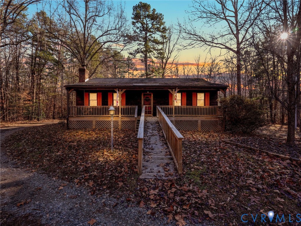 4905 Old Buckingham Road Powhatan, VA 23139 - Photo 40 of 50 a front view of a house with yard
