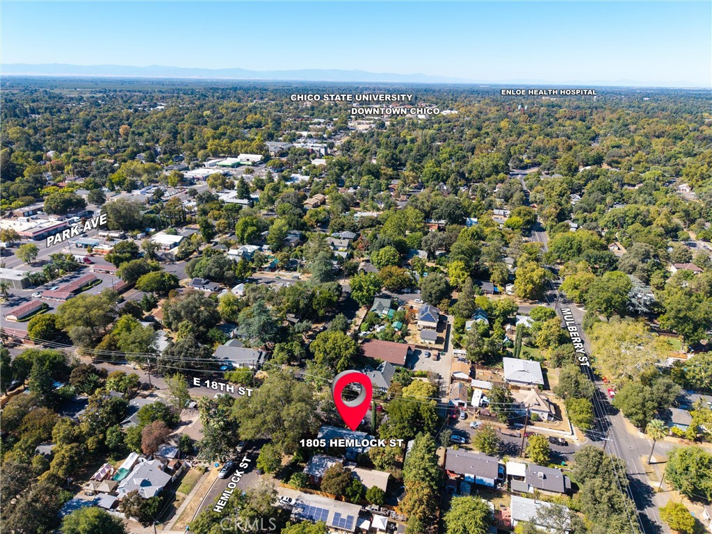 1805 Hemlock Street Chico, CA 95928 - Photo 8 of 62 an aerial view of multiple house
