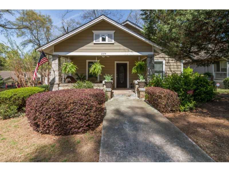 2274 Ridgedale Road Northeast Atlanta, GA 30317 - Photo 1 of 1 Facade/Exterior Front. Corner lot, Curb Appeal GALORE!