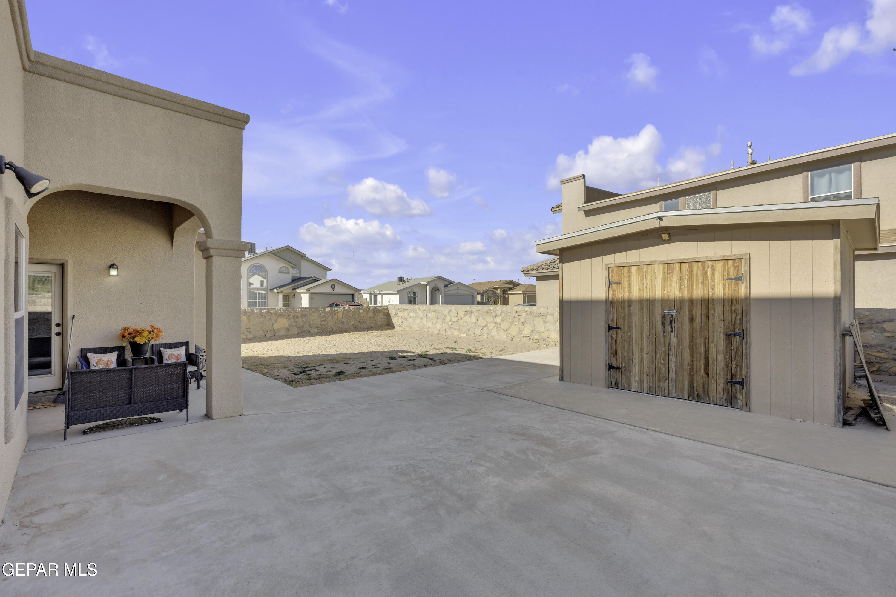 14401 Delta Point Court El Paso, TX 79938 - Photo 25 of 49 a view of an outdoor space with porch