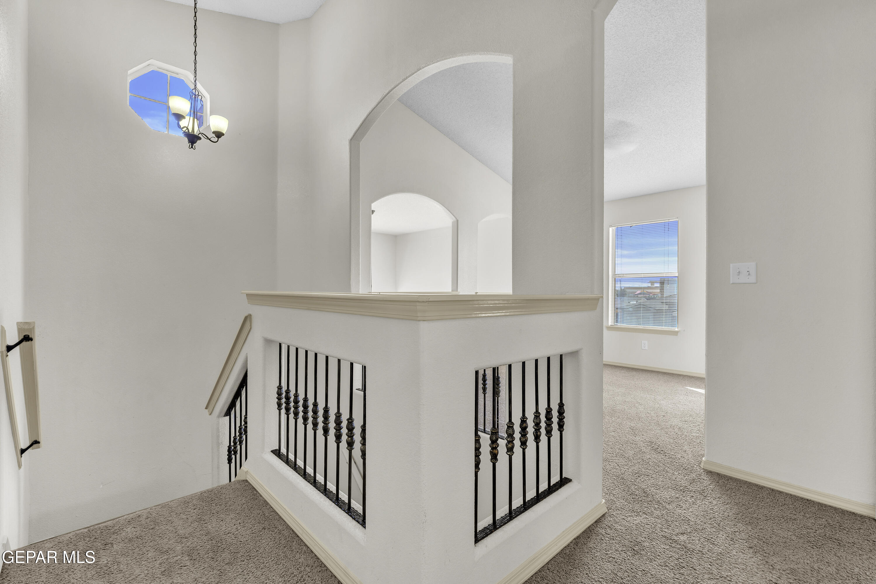 14401 Delta Point Court El Paso, TX 79938 - Photo 30 of 49 a view of a livingroom with a staircase