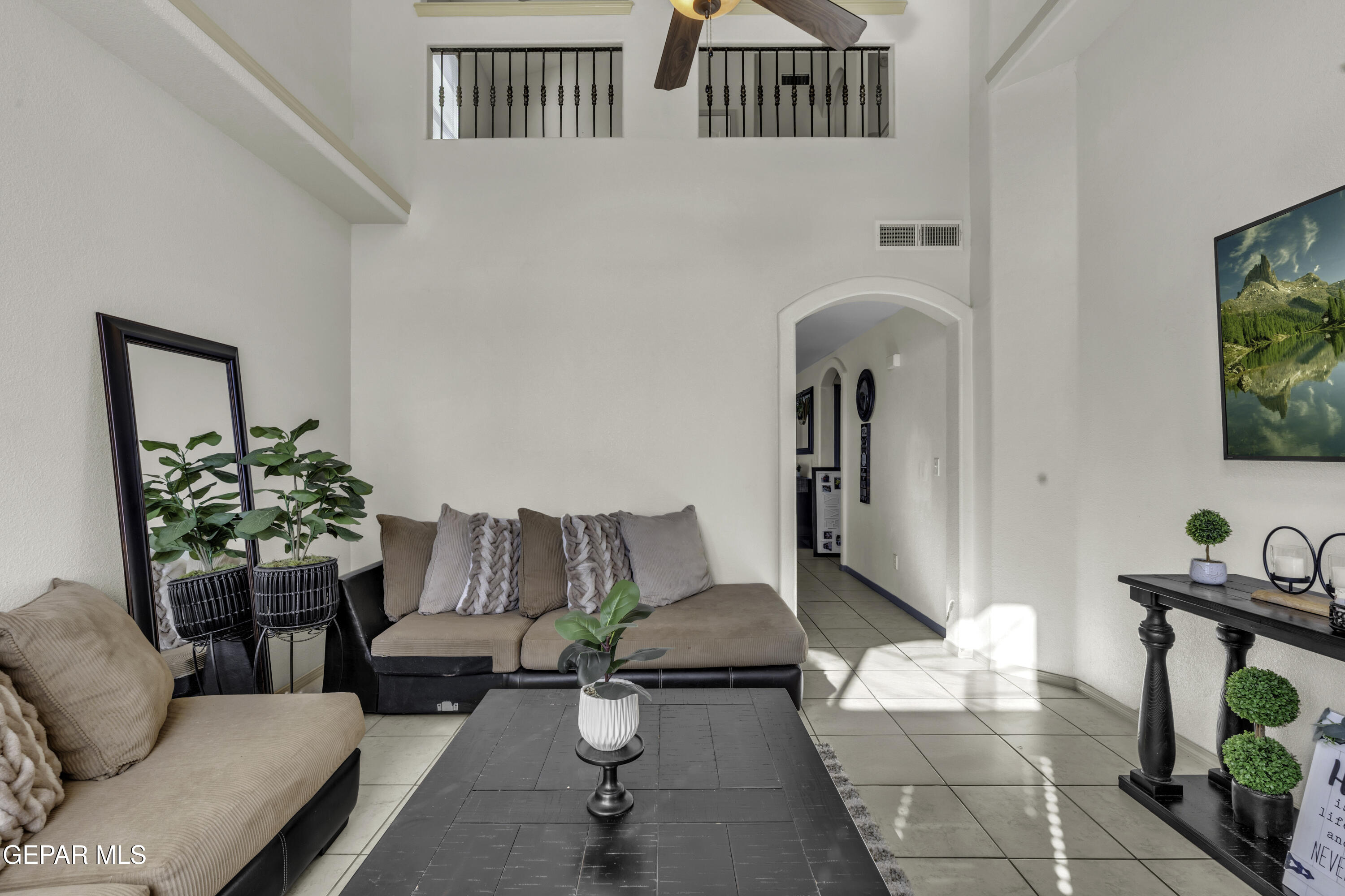 14401 Delta Point Court El Paso, TX 79938 - Photo 38 of 49 a living room with furniture and a potted plant