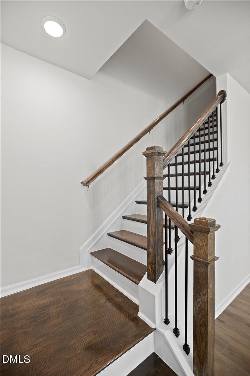 373 Fosterton Cottage Way Raleigh, NC 27603 - Photo 18 of 42 a view of entryway with wooden floor