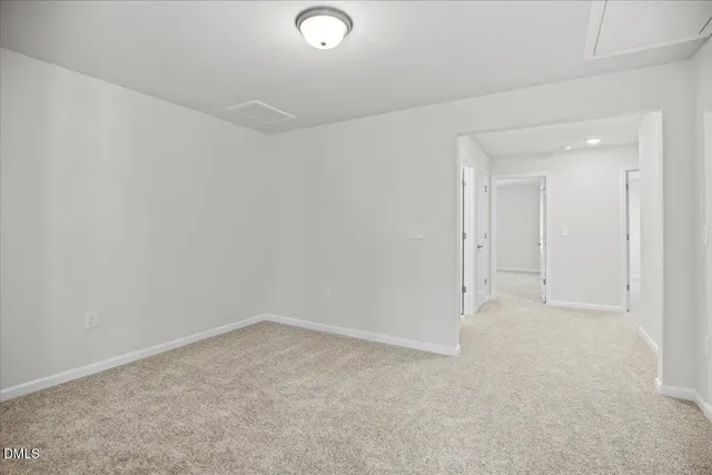 a bathroom with a shower and a toilet