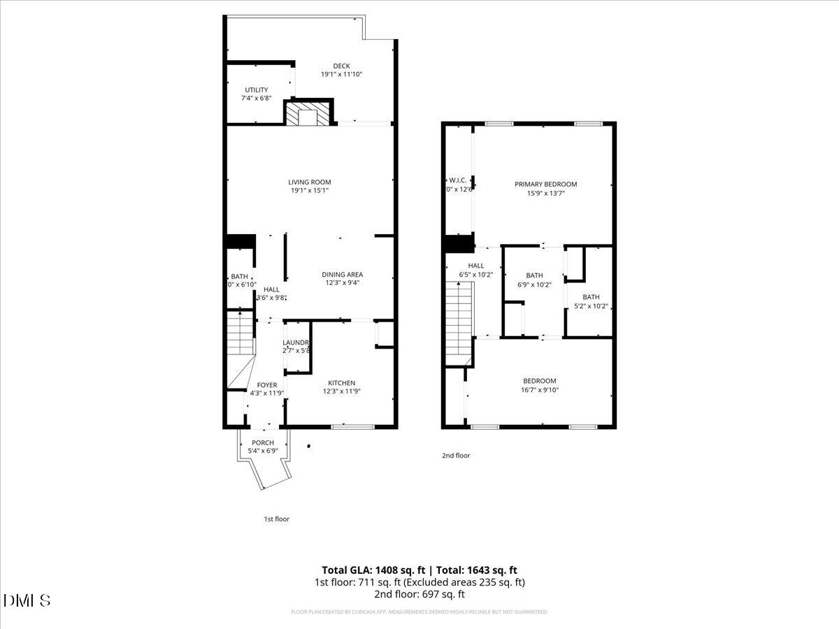 5738 3 Oaks Drive Raleigh, NC 27612 - Photo 32 of 32 a picture of a floor plan