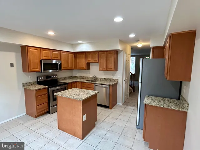 a view of kitchen and utility room