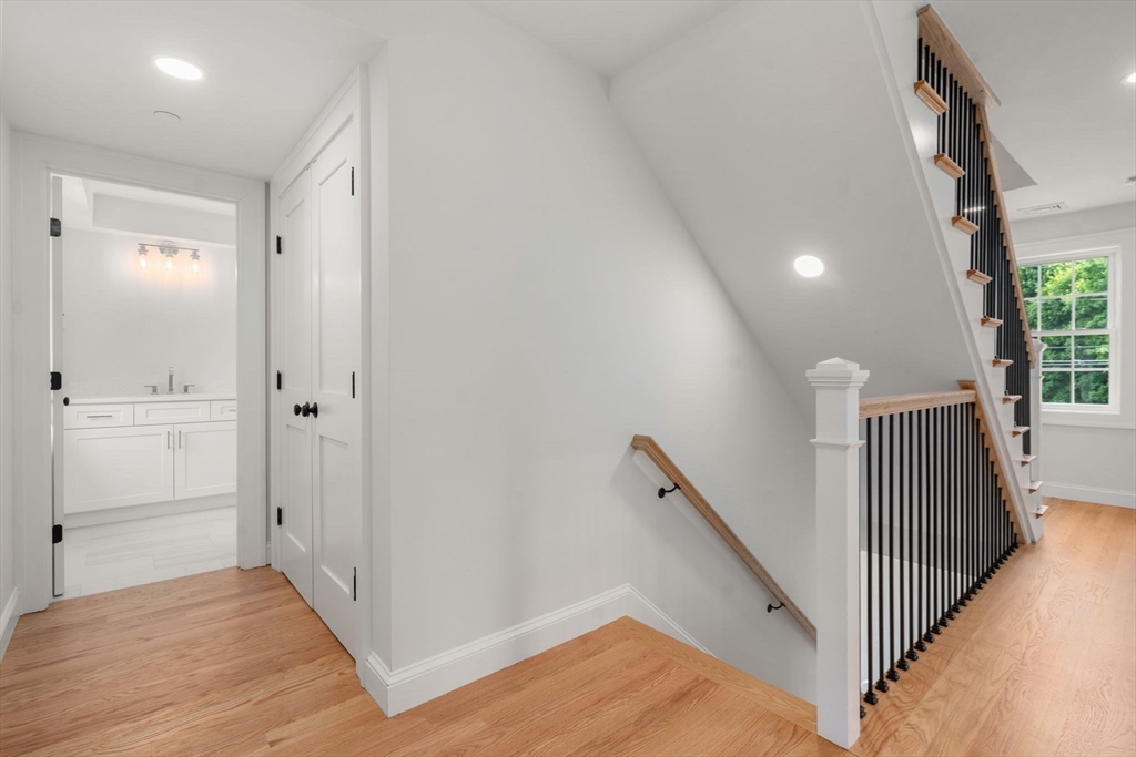 97 Bacon Street, Unit B Natick, MA 01760 - Photo 12 of 37 a view of a hallway with entryway