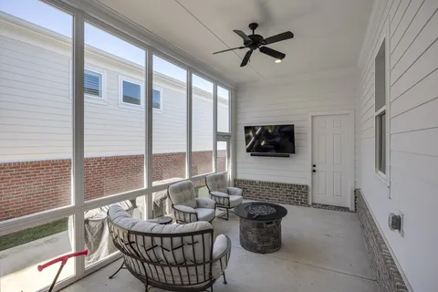 a front view of multi story residential apartment building