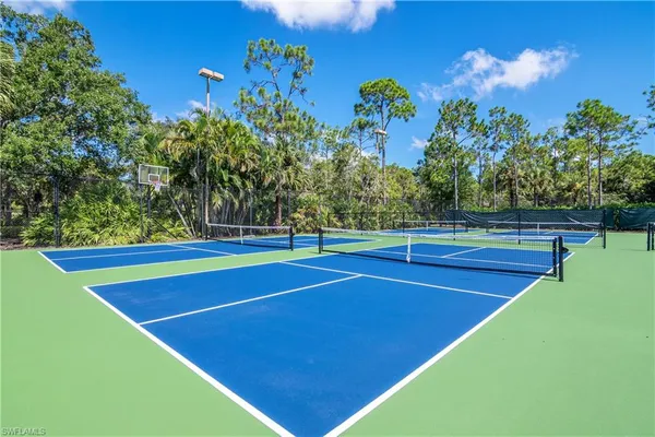 a view of a tennis court