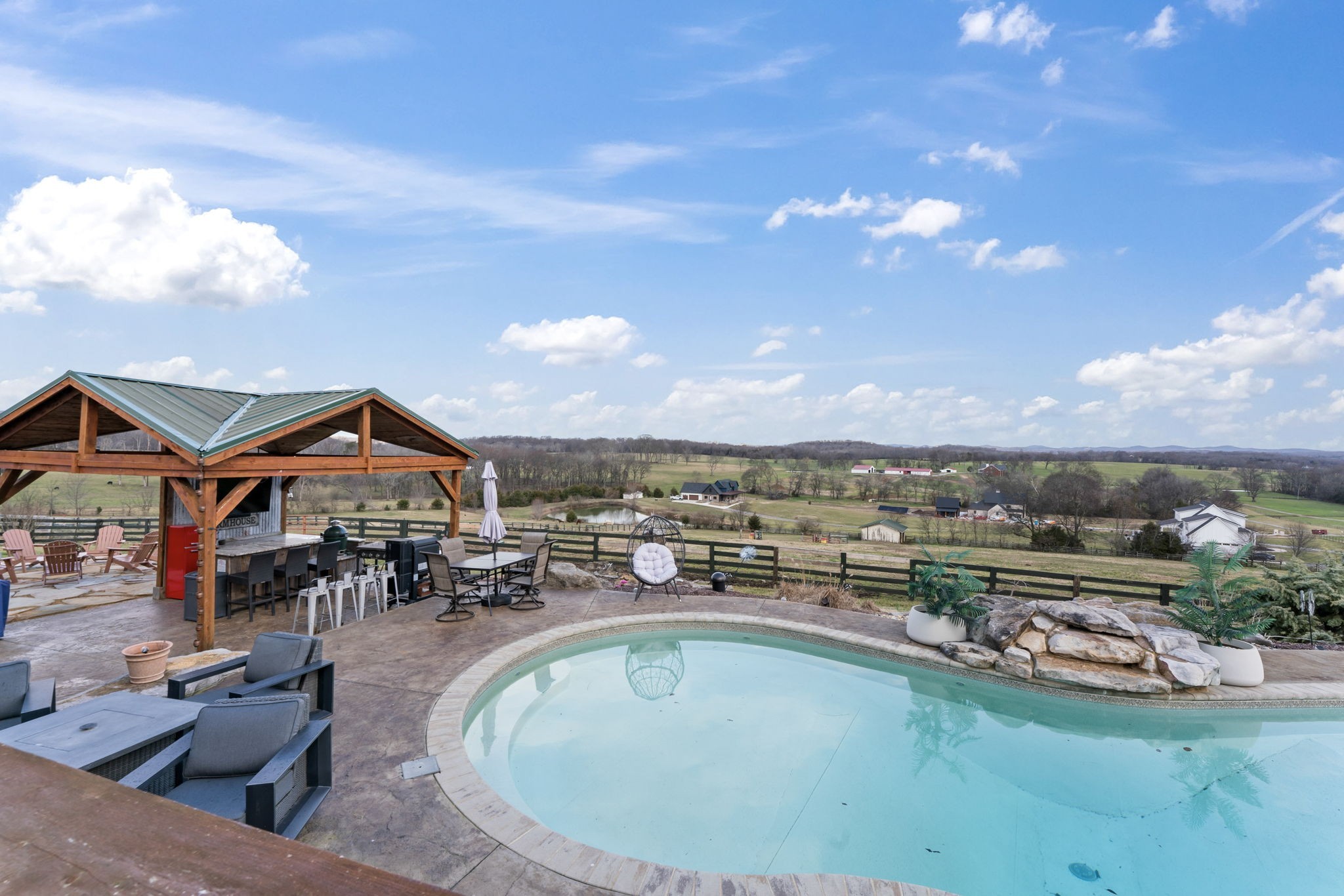 1180 Allisona Road Eagleville, TN 37060 - Photo 15 of 65 a view of a swimming pool with lounge chairs in patio