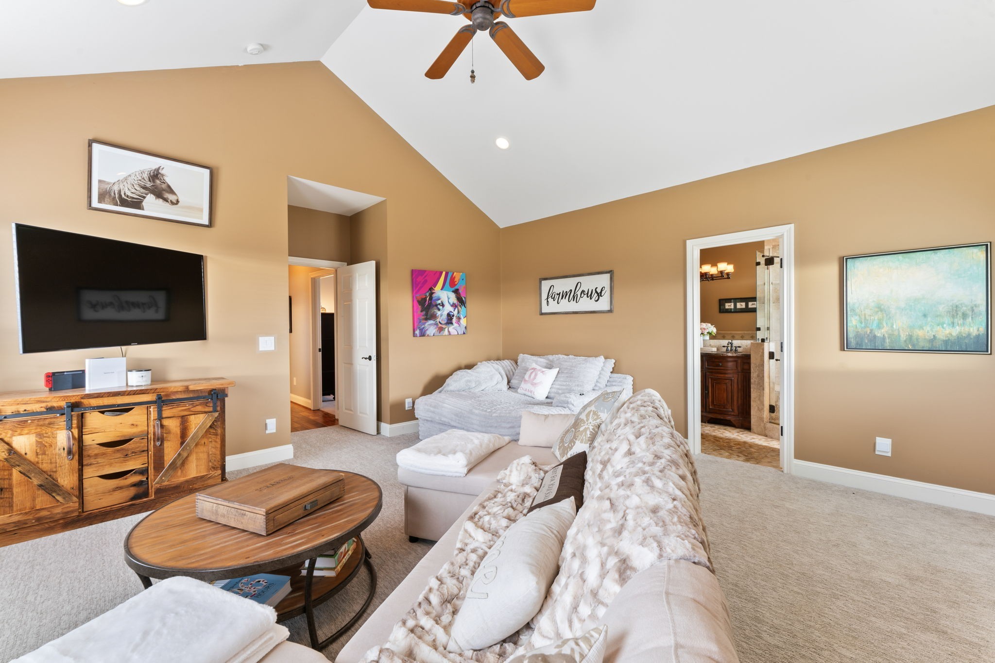 1180 Allisona Road Eagleville, TN 37060 - Photo 34 of 65 a living room with furniture and a flat screen tv