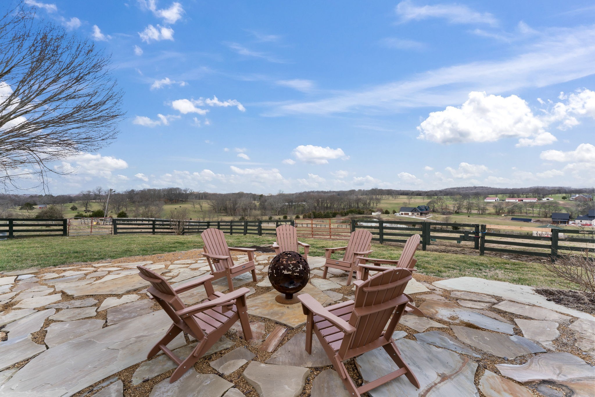 1180 Allisona Road Eagleville, TN 37060 - Photo 47 of 65 a view of a terrace with furniture and a garden