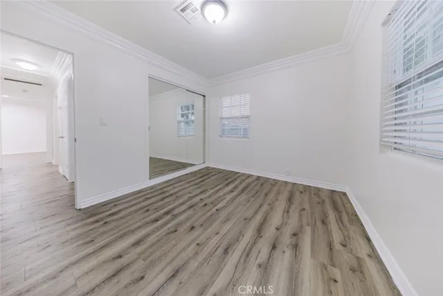 wooden floor in an empty room