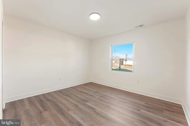 wooden floor in a room