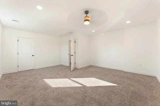 a view of an empty room