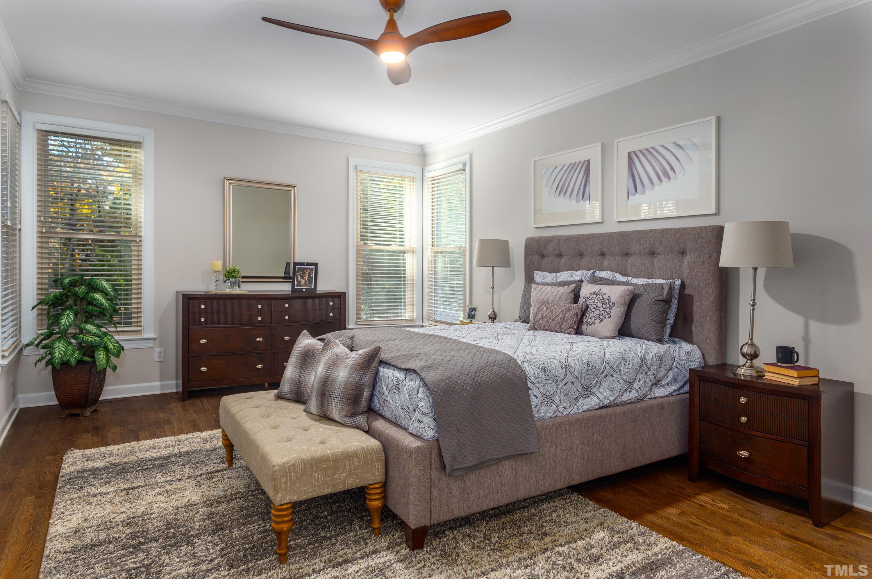 114 Old Pros Way Cary, NC 27513 - Photo 6 of 26 a bedroom with a bed and window
