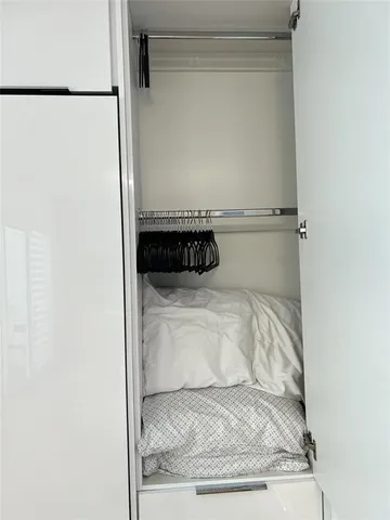 a kitchen with a oven and cabinets