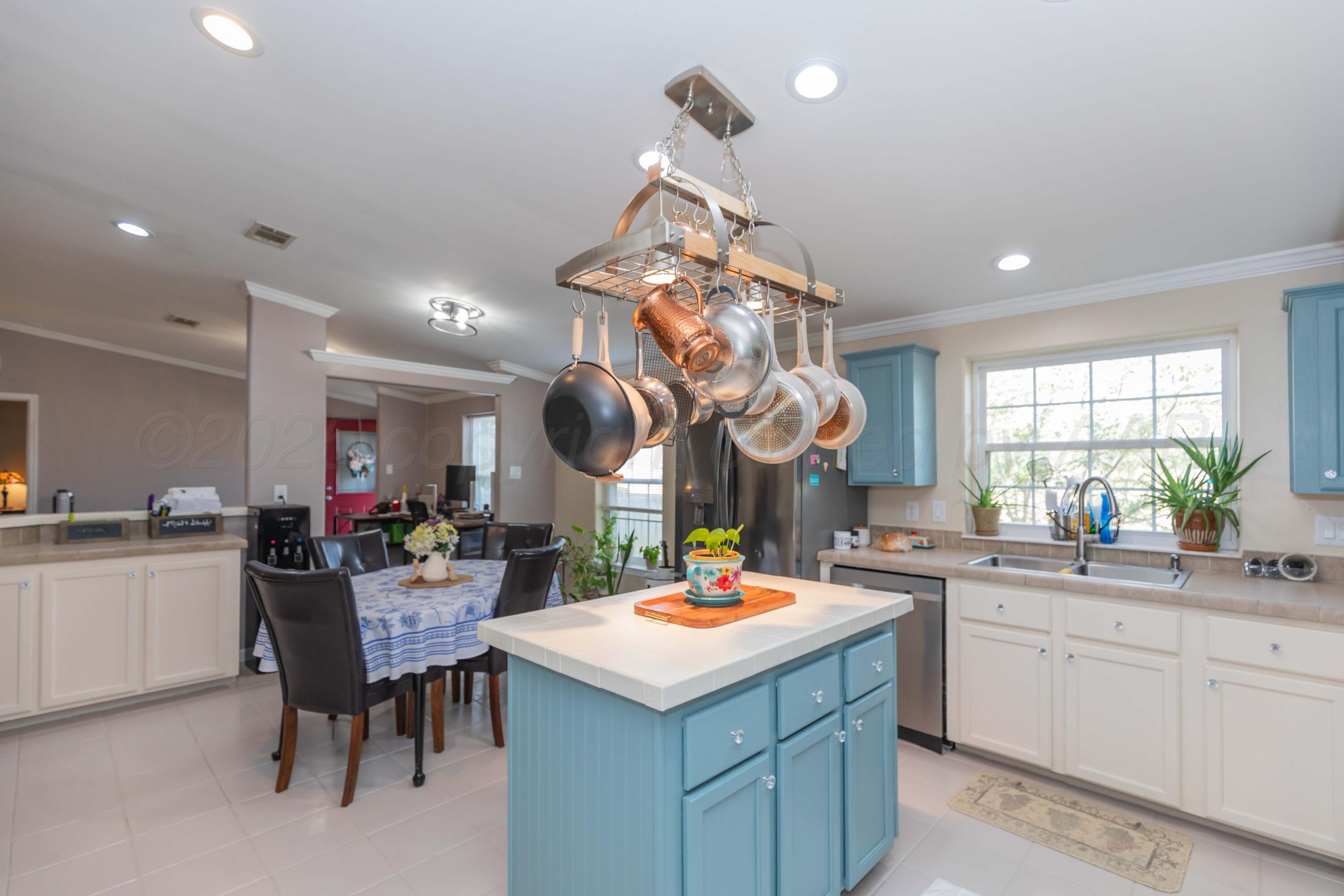 22701 South Blessen Road Canyon, TX 79015 - Photo 9 of 32 KITCHEN TO DINING