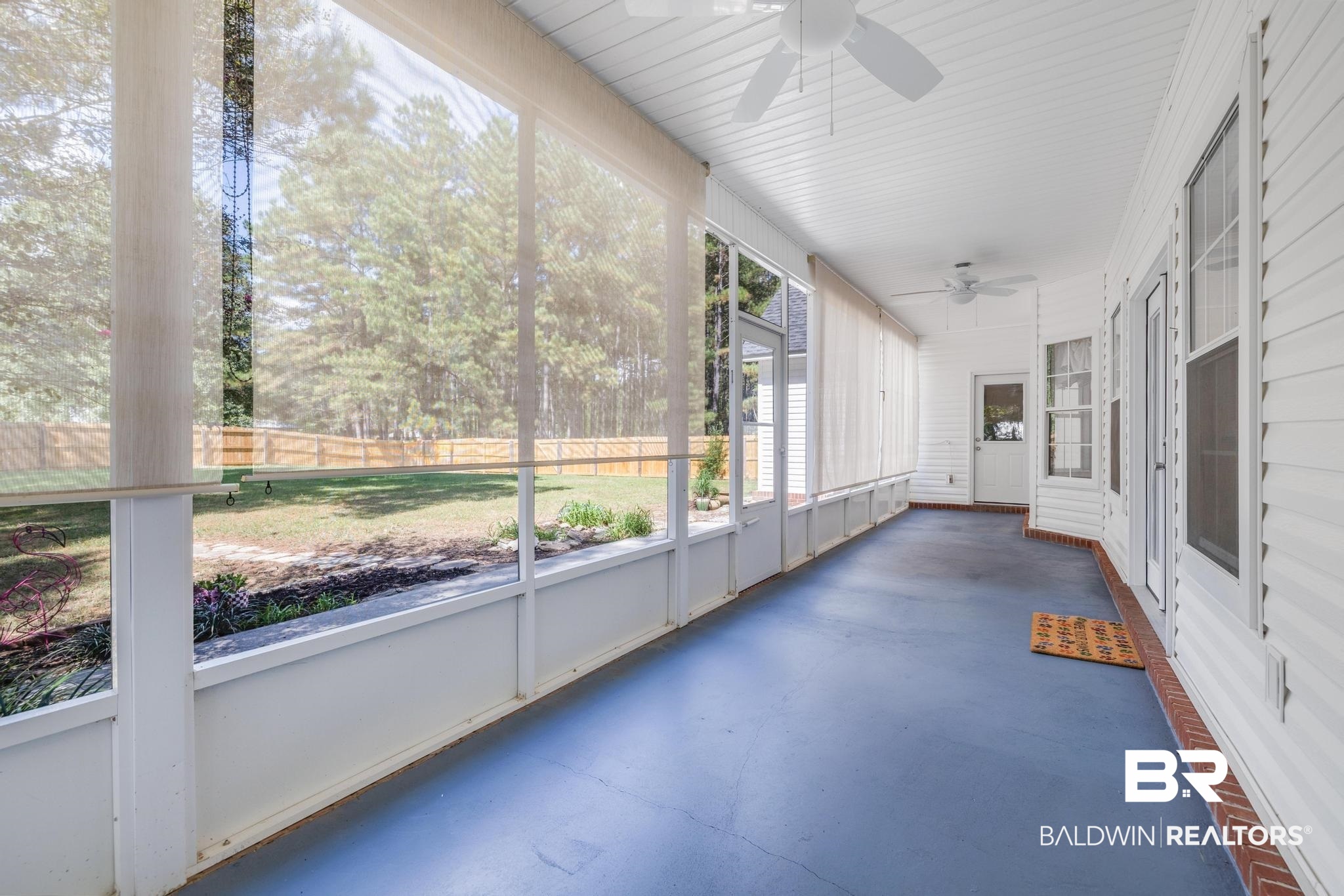 10603 Old Stage Road Stockton, AL 36579 - Photo 26 of 34 Oversized screened in back porch