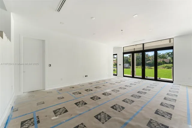 a view of a bedroom with window