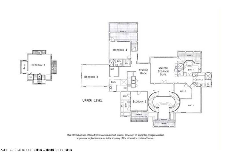 69 Curlew Road Manalapan, FL 33462 - Photo 27 of 27 Second Floor Floor Plan