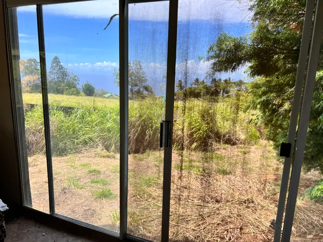 a view of sky from window