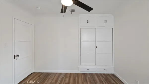 a view of a closet area in the house