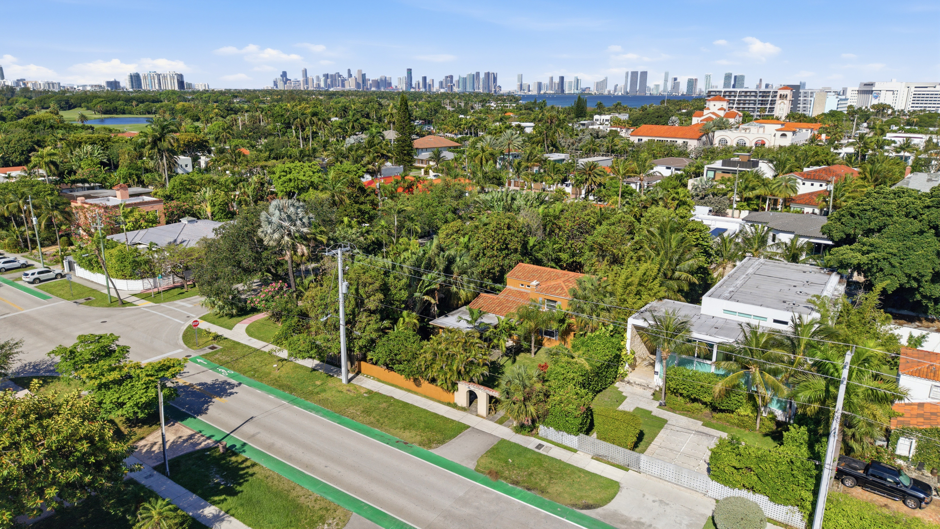 3716 Prairie Avenue Miami Beach, FL 33140 - Photo 9 of 20 an aerial view of residential houses with outdoor space and street view