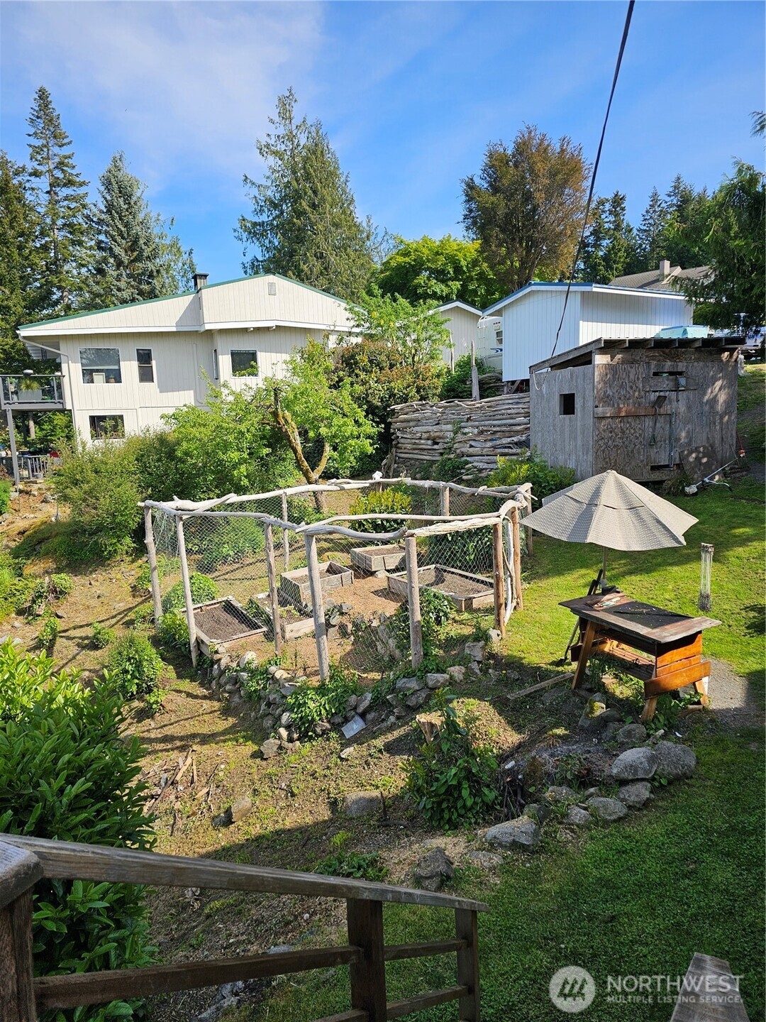 460 Harrison Street Friday Harbor, WA 98250 - Photo 31 of 31 a view of a chair and table in backyard