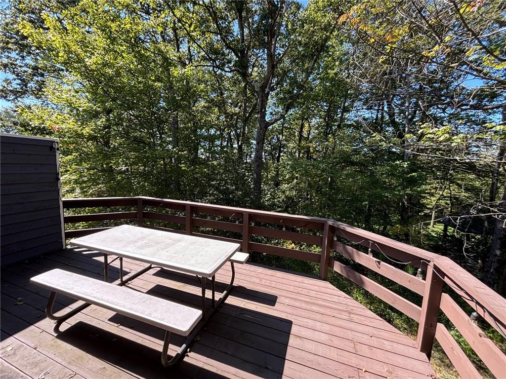 1821 Eagles Ridge Terrace Hidden Valley, PA 15502 - Photo 12 of 49 a view of roof deck with wooden floor and seating space
