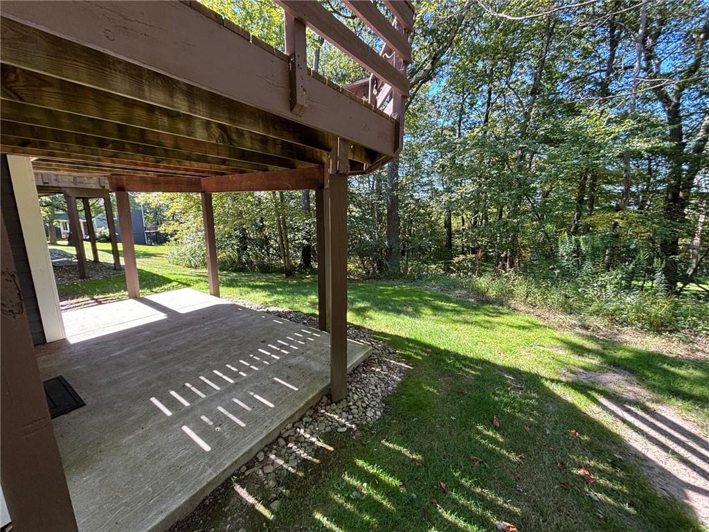 1821 Eagles Ridge Terrace Hidden Valley, PA 15502 - Photo 39 of 49 a view of a backyard with sitting area