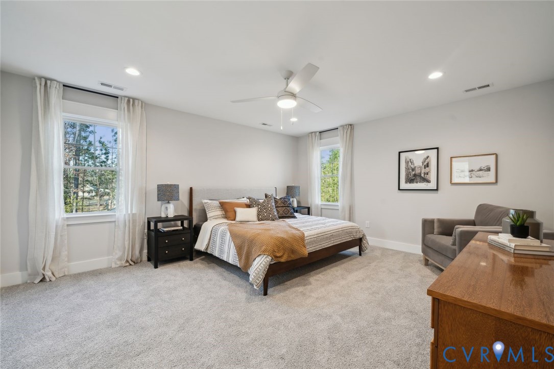 2471 Old Telegraph Road Providence Forge, VA 23140 - Photo 18 of 25 a bed room with furniture and a window