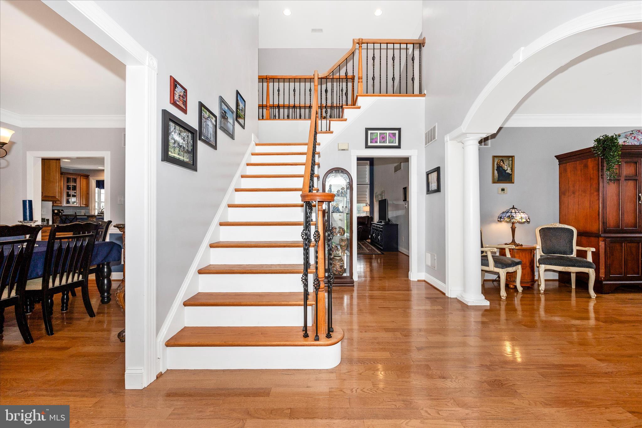 9855 McKinstry Mill Road New Windsor, MD 21776 - Photo 27 of 76 a view of entryway and hall with wooden floor