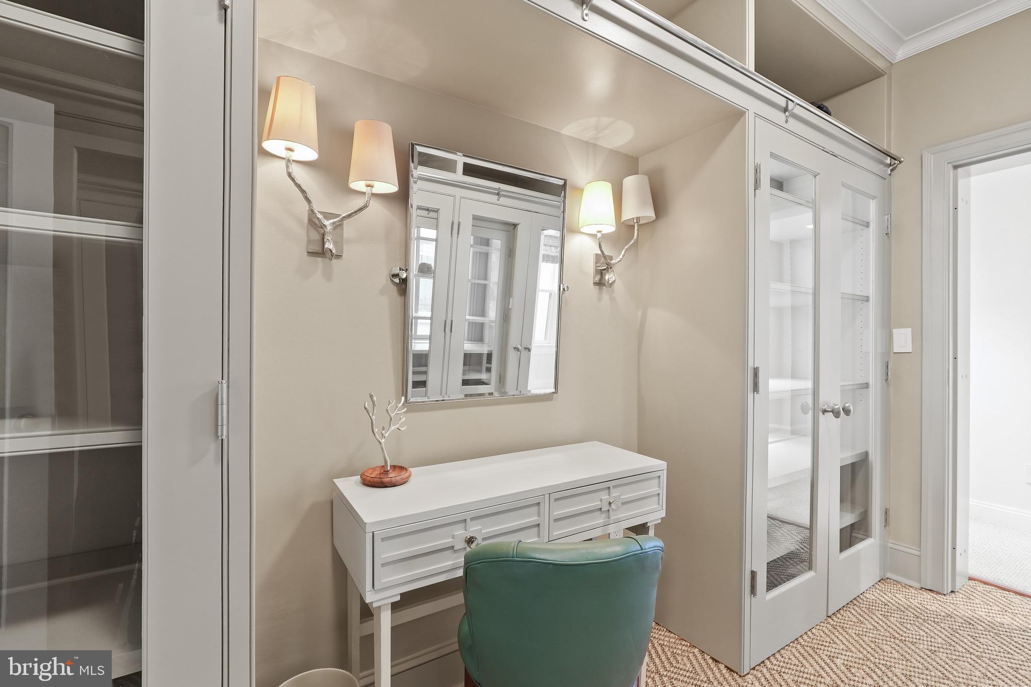 3010 R Street Northwest, Unit 3 Washington, DC 20007 - Photo 19 of 27 Glam Out! Huge Dressing Room.