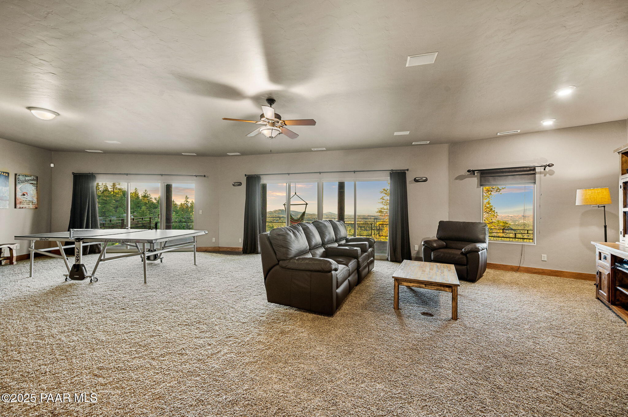 2700 Butterfly Ridge Prescott, AZ 86303 - Photo 30 of 53 Entertainment Space & Deck Views