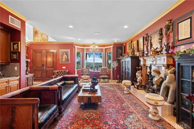 a living room filled with furniture and a couch