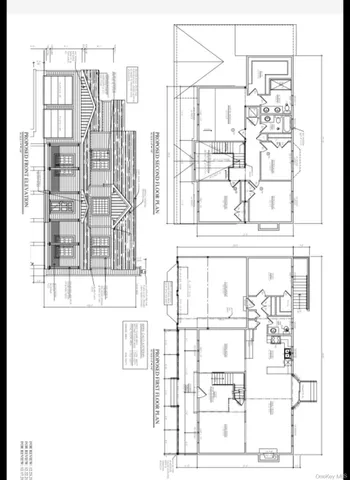 a view of a hallway with entryway