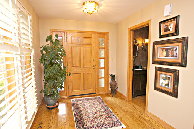 11 Tartan Ridge Road Burr Ridge, IL 60527 - Photo 3 of 25 a view of an entryway with wooden floor and a rug