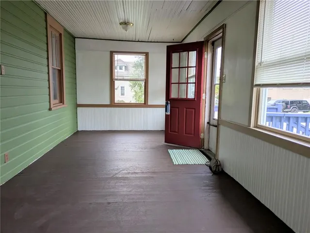 a view of front door