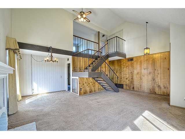 1714 Old Mill Road Encinitas, CA 92024 - Photo 9 of 22 STAIRS TO THE HUGE FAMILY ROOM (THAT CAN BE CONVERTED TO 1 OR 2 MORE BEDROOMS). ALSO UPSTAIRS IS ANOTHER BIG BEDROOM (WITH WALK-IN CLOSET) PLUS ANOTHER BEDROOM. WOW!