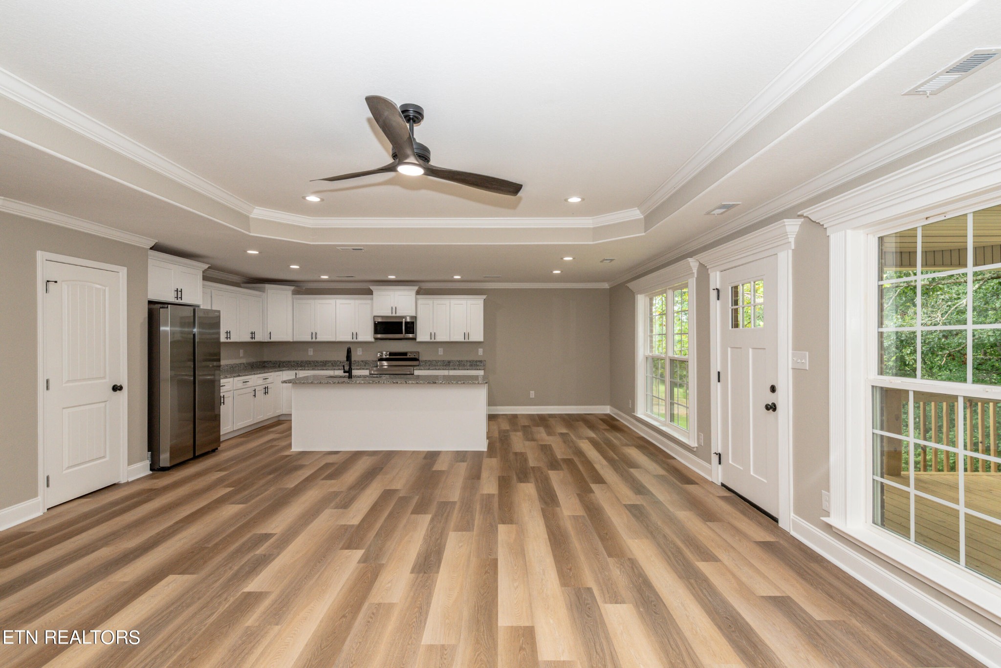 3650 Big Springs Road Friendsville, TN 37737 - Photo 12 of 26 a view of kitchen with refrigerator sink and wooden floor