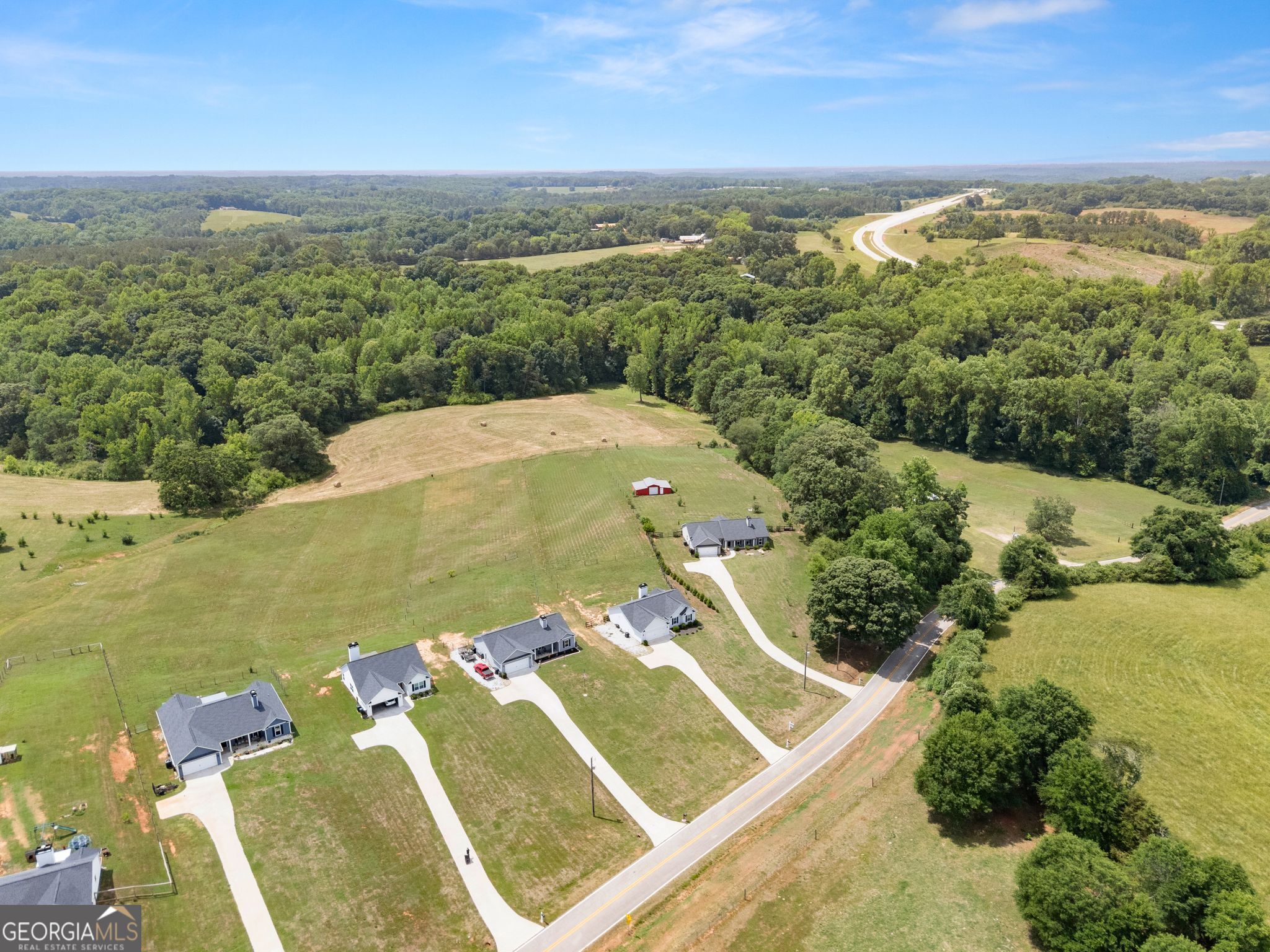 810 Anderson Thomas Road Martin, GA 30557 - Photo 37 of 40 an aerial view of residential houses with outdoor space