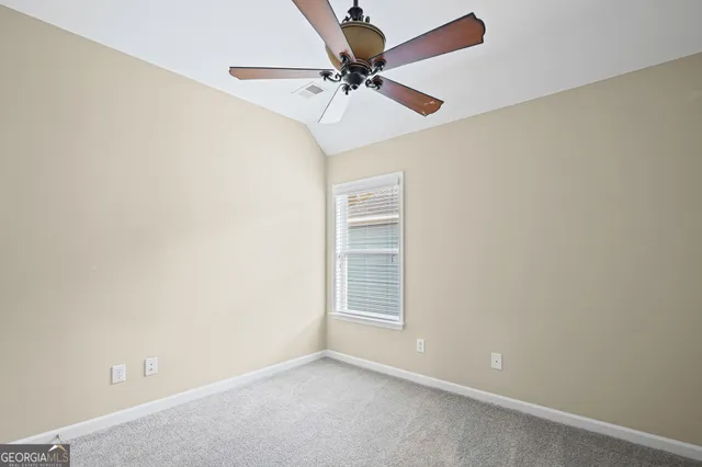 a view of a park with slide