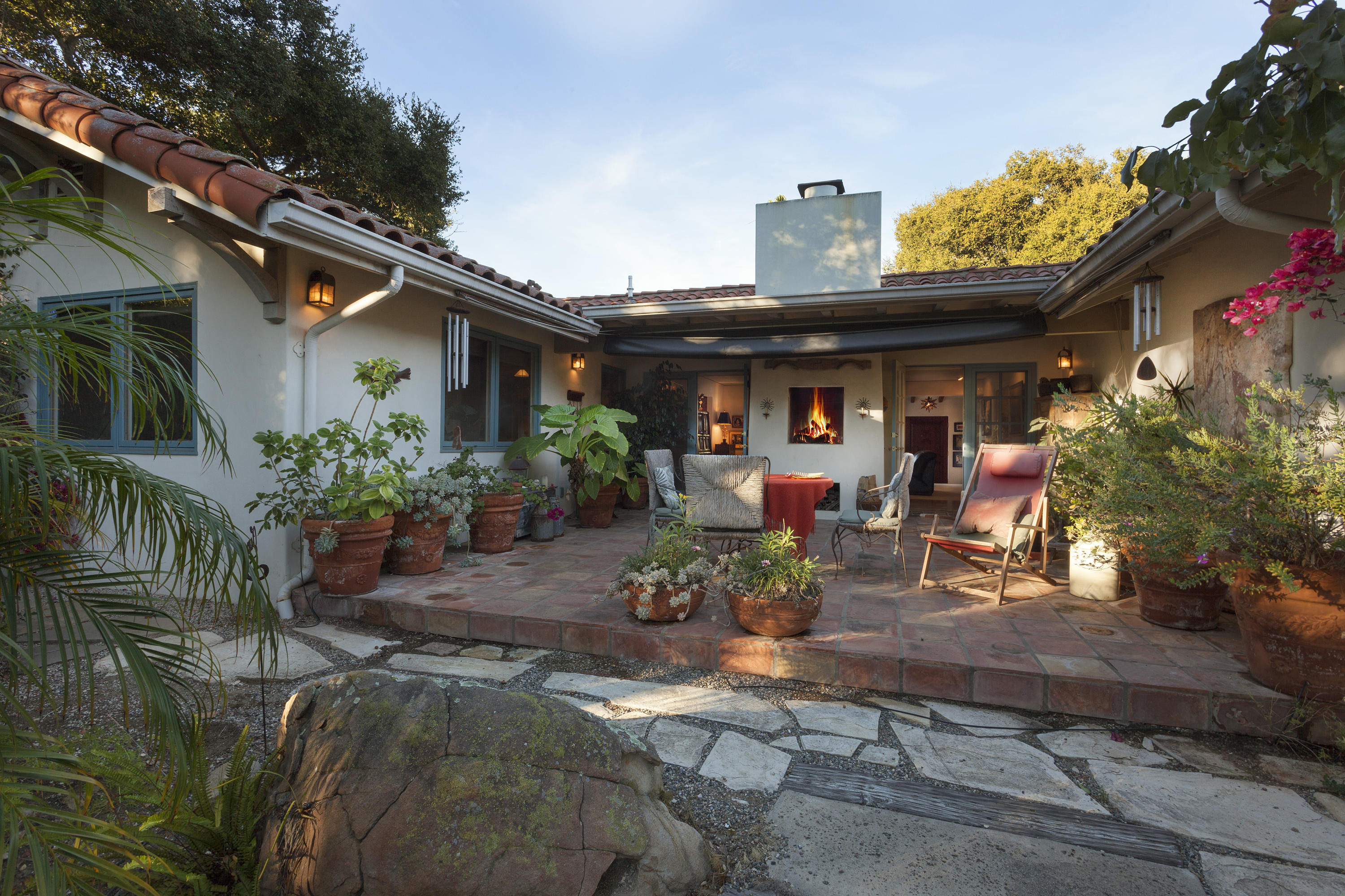 2141 Mission Ridge Road Santa Barbara, CA 93103 - Photo 14 of 18 a front view of a house with sitting area