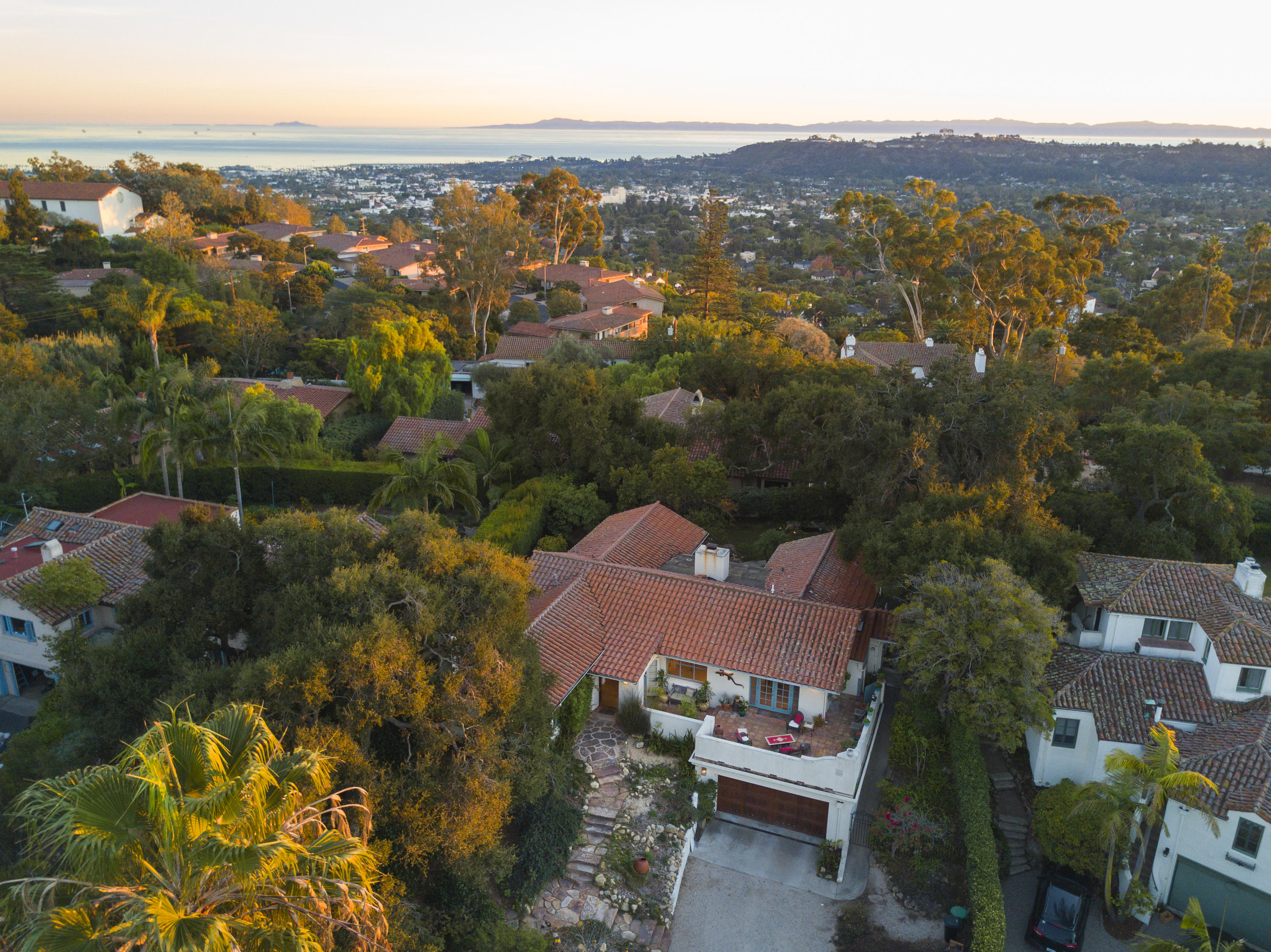 2141 Mission Ridge Road Santa Barbara, CA 93103 - Photo 18 of 18 an aerial view of residential houses with outdoor space