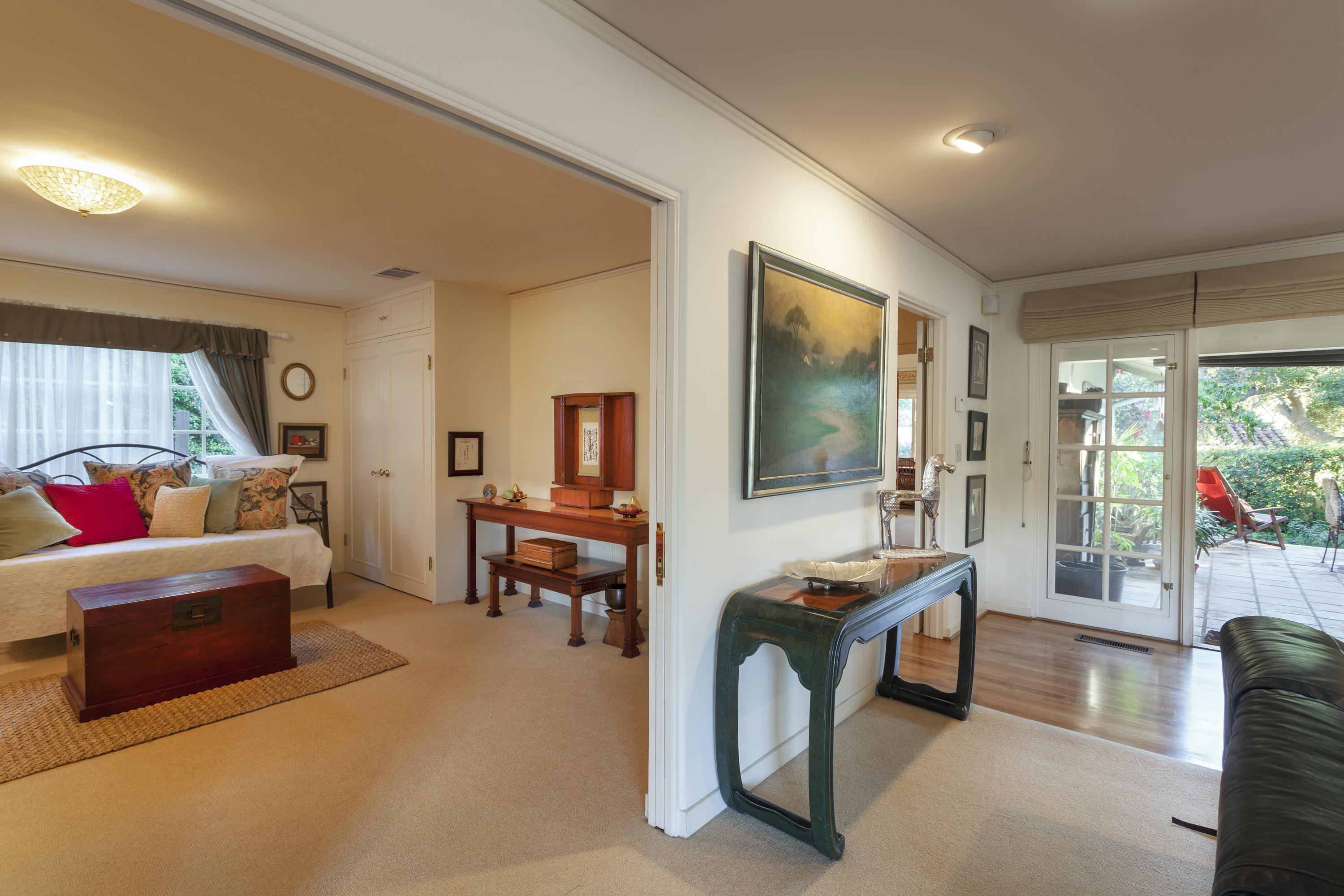 2141 Mission Ridge Road Santa Barbara, CA 93103 - Photo 9 of 18 a living room with furniture and a flat screen tv