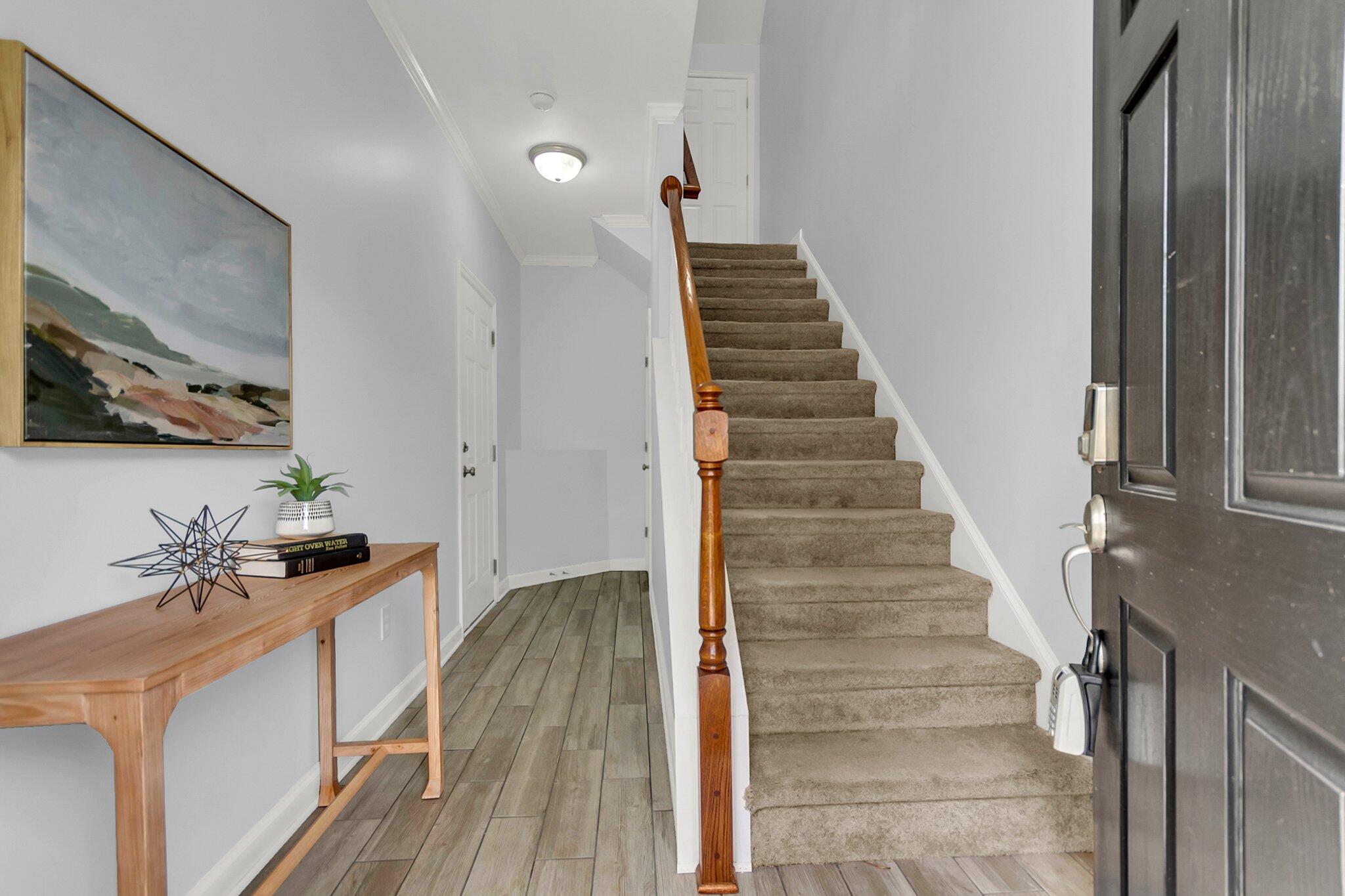 176 Fair Sailing Road Mount Pleasant, SC 29466 - Photo 14 of 56 Stairs to main living area